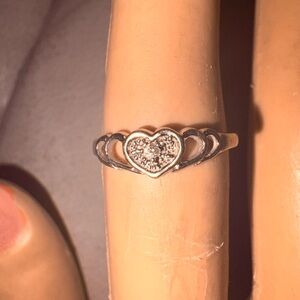 Silver Heart Ring